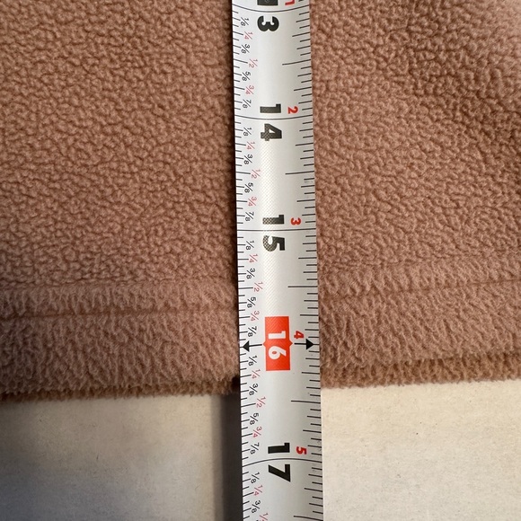 TNA Aritzia Women’s Size XS Cozy Fleece Cropped Hoodie Tan Hood Logo - Picture 8 of 9